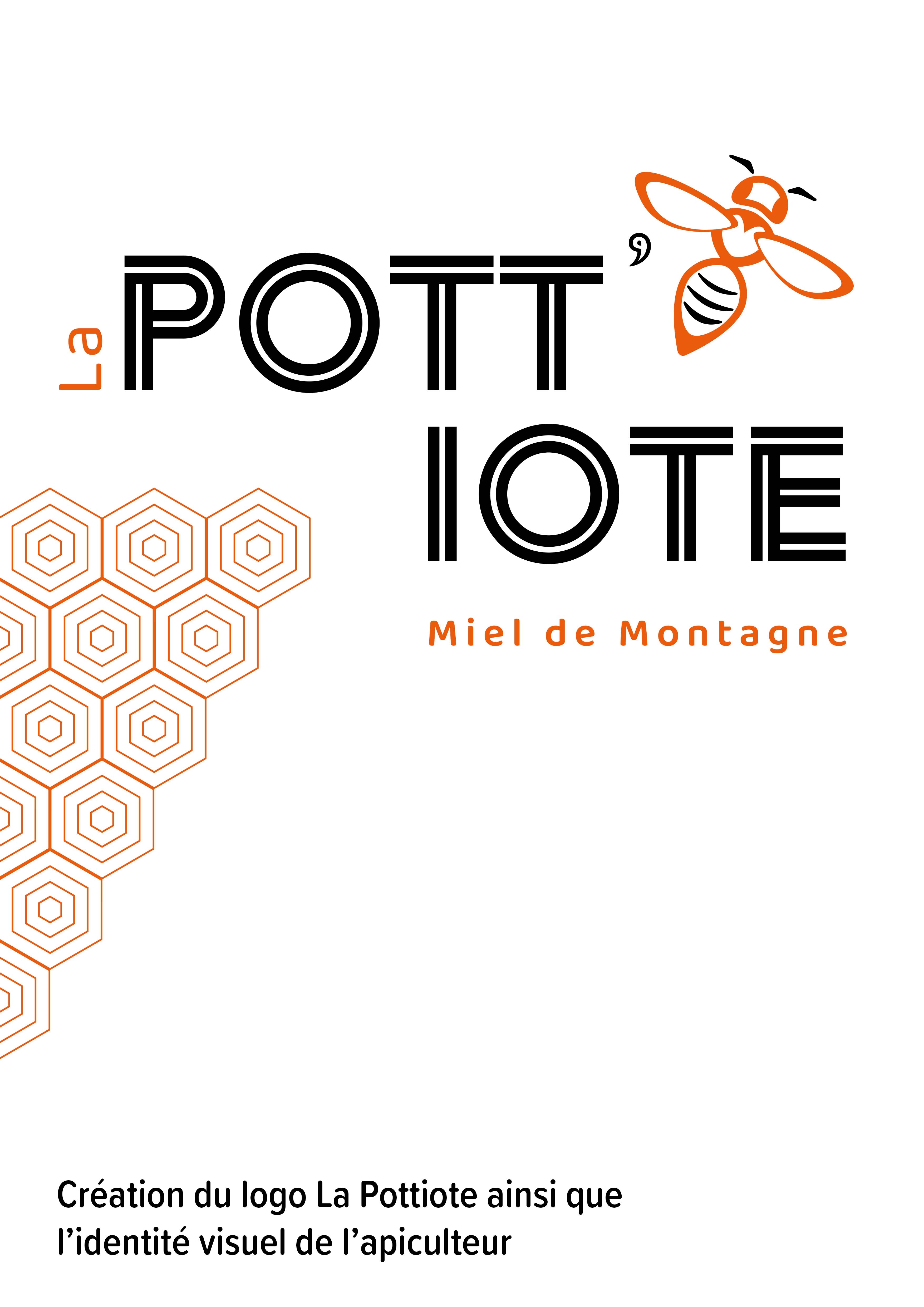 Création du logo miel pottiote