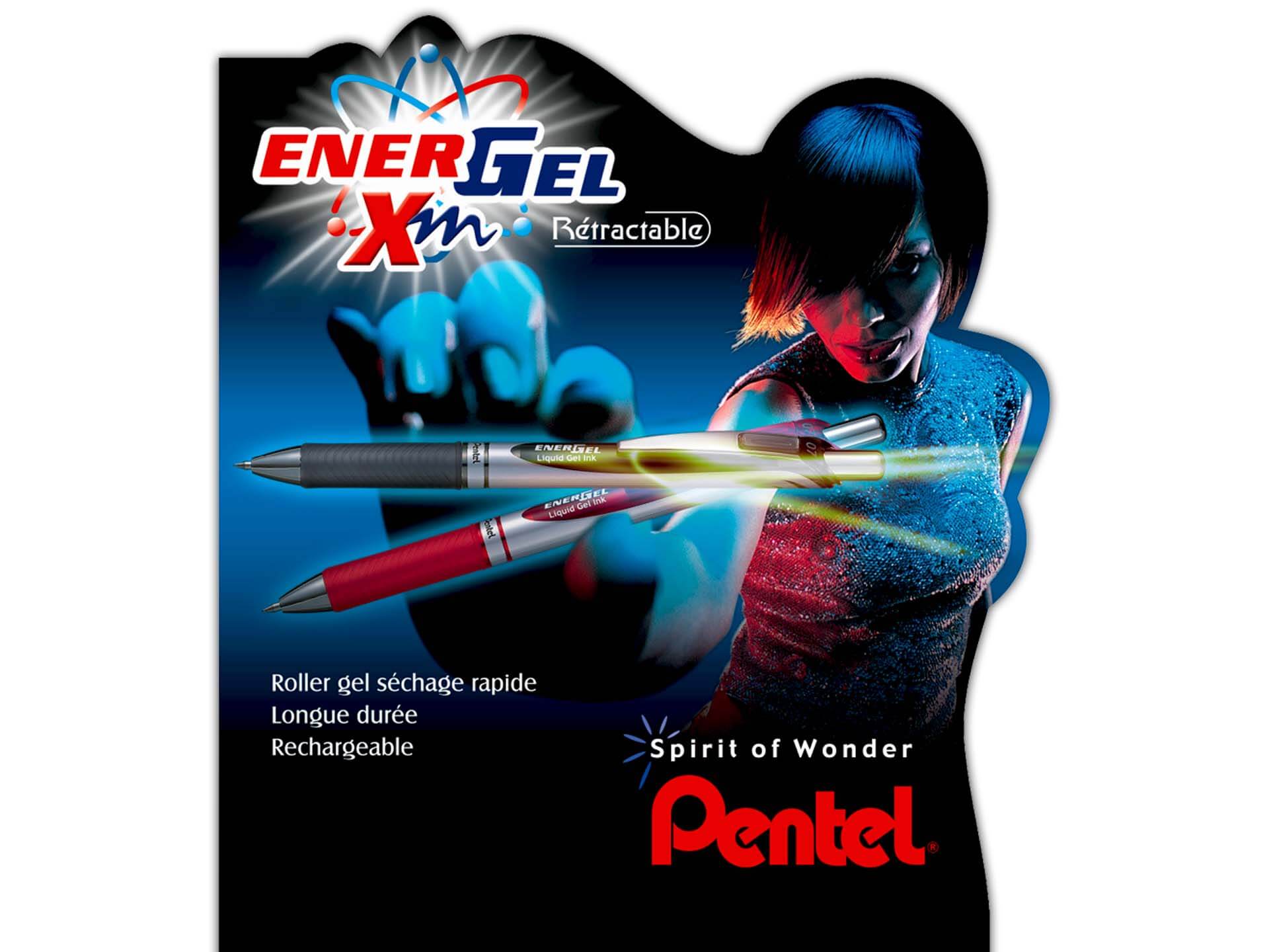 Présentoir pour stylos Pentel